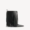Naisten Avenue-fringe-nilkkurit, musta Naisten Avenue-fringe-nilkkurit, musta