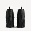 Naisten Avenue-fringe-nilkkurit, musta Naisten Avenue-fringe-nilkkurit, musta