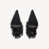 Naisten Avenue-fringe-nilkkurit, musta Naisten Avenue-fringe-nilkkurit, musta