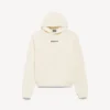 Naisten Balenciaga Back Medium Fit -huppari, väri kerma Naisten Balenciaga Back Medium Fit -huppari, väri kerma