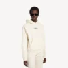 Naisten Balenciaga Back Medium Fit -huppari, väri kerma Naisten Balenciaga Back Medium Fit -huppari, väri kerma