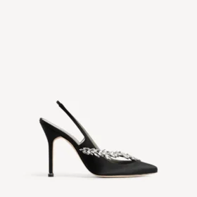 Naisten Balenciaga | Manolo Blahnik -slingback-kengät, mustat
