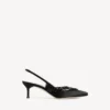 Naisten Balenciaga | Manolo Blahnik -slingback-kengät, mustat Naisten Balenciaga | Manolo Blahnik -slingback-kengät, mustat
