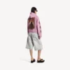 Naisten Balenciaga Sacra Cœur -huppari, medium-istuvuus, vetoketjullinen, vanhan vaaleanpunainen