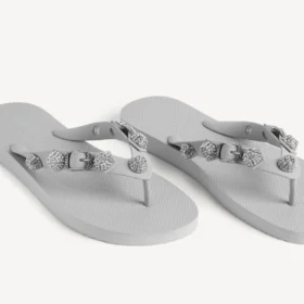 naisten cagole sandaalit balenciaga harmaa kristalli 2 280x280 - Naisten Cagole-sandaalit, Balenciaga-harmaa/kristalli