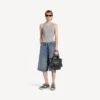 Naisten Hamptons-denim-tennarit, väri sininen/luonnonvalkoinen Naisten Hamptons-denim-tennarit, väri sininen/luonnonvalkoinen