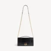 Naisten Hourglass-tyyppinen ketjullinen pochette, musta Naisten Hourglass-tyyppinen ketjullinen pochette, musta