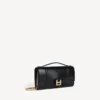 Naisten Hourglass-tyyppinen ketjullinen pochette, musta Naisten Hourglass-tyyppinen ketjullinen pochette, musta