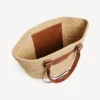 Naisten Le City Basket Medium -kassi, väri natural/camel
