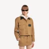 Naisten lyhyt työtakki, beige Naisten lyhyt työtakki, beige