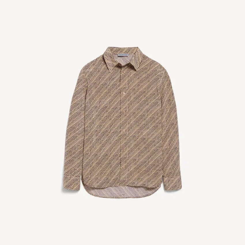 Naisten monogrammipaita, väri beige/musta Naisten monogrammipaita, väri beige/musta