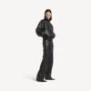 Naisten musta blouson-takki Naisten musta blouson-takki