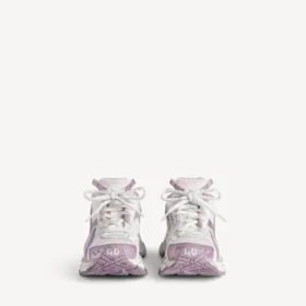 Naisten runner-tyyppiset tennarit, glitter-malliset, väri valkoinen/lila/vaaleanpunainen Naisten runner-tyyppiset tennarit, glitter-malliset, väri valkoinen/lila/vaaleanpunainen