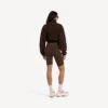 Naisten techwear-verryttelytakki, väri moka Naisten techwear-verryttelytakki, väri moka