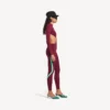 Naisten techwear-bodysuit, jossa on aukkoja, väri burgundy/aqua Naisten techwear-bodysuit, jossa on aukkoja, väri burgundy/aqua