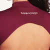 Naisten techwear-bodysuit, jossa on aukkoja, väri burgundy/aqua Naisten techwear-bodysuit, jossa on aukkoja, väri burgundy/aqua