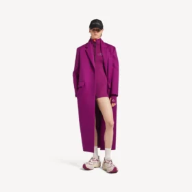 Naisten techwear-lyhythihainen bodysuit, violetti/oranssi
