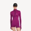 Naisten techwear-lyhythihainen bodysuit, violetti/oranssi Naisten techwear-lyhythihainen bodysuit, violetti/oranssi