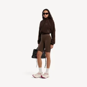 Naisten techwear-verryttelytakki, väri moka