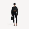 Naisten tekniset leggingsit, mustat Naisten tekniset leggingsit, mustat