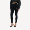 Naisten tekniset leggingsit, mustat Naisten tekniset leggingsit, mustat