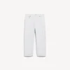 Naisten valkoiset Jackie Capri -housut Naisten valkoiset Jackie Capri -housut