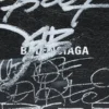 Neliönmuotoinen taitettava graffitilompakko ”Black White” 594549210LH1090