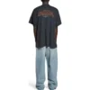 Offshore-T-paidat, ylikokoiset ”Black Faded” 739028TPVM81568