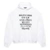 Painettu huppari, urheilu, unisex, valkoinen 641679TJVI69040