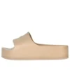 Paksupohjaiset liukusandaalit ”Beige Rubber” 654315W1S899230