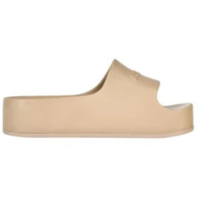 Paksupohjaiset liukusandaalit ”Beige Rubber” 654315W1S899230
