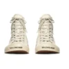 Paris High Top -tennarit ”White Destroyed Cotton and White Rubber with Graffiti” 688752W3RR49010