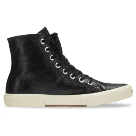 Paris korkeavartiset tennarit ”Black Leather and White Rubber” 688756W3RCA1090 Paris korkeavartiset tennarit ”Black Leather and White Rubber” 688756W3RCA1090