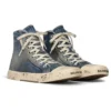 Paris korkeavartiset tennarit ”Blue Destroyed Denim and Rubber” 688752W3RCL4090
