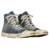 Paris korkeavartiset tennarit ”Blue Destroyed Denim and Rubber” 688756W3RCL4090