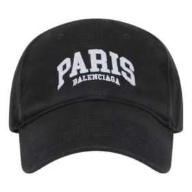Paris-logolla varustettu baseball-lippis ”Black White” 680748410B20107
