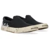 Paris Low Top Slip On -kengät ”Washed Black Cotton” 710297W3RR51099