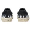 Paris Low Top Slip On -kengät ”Washed Black Cotton” 710297W3RR51099