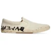Paris Low Top Slip On -kengät ”Washed White Cotton” 710295W3RR59010