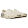 Paris Low Top Slip On -kengät ”Washed White Cotton” 710295W3RR59010