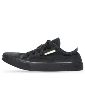 Paris Low Top -tennarit ”Black Destroyed Cotton and Black Rubber” 688754W3RP21010 Paris Low Top -tennarit ”Black Destroyed Cotton and Black Rubber” 688754W3RP21010
