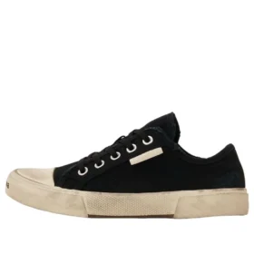 Paris Low Top -tennarit ”Black Destroyed Cotton and White Rubber” 688757W3RC21090 Paris Low Top -tennarit ”Black Destroyed Cotton and White Rubber” 688757W3RC21090