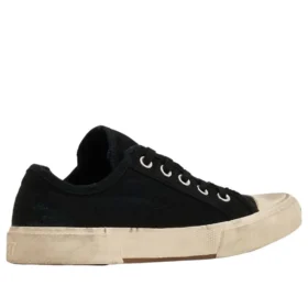 Paris Low Top -tennarit ”Black Destroyed Cotton and White Rubber” 688757W3RC21090 Paris Low Top -tennarit ”Black Destroyed Cotton and White Rubber” 688757W3RC21090