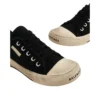 Paris Low Top -tennarit ”Black Destroyed Cotton and White Rubber” 688757W3RC21090