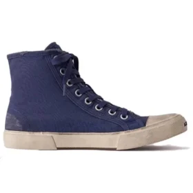 Paris-matalavartiset tennarit ”Indigo Destroyed Cotton and White Rubber” 688752W3RC14990 Paris-matalavartiset tennarit ”Indigo Destroyed Cotton and White Rubber” 688752W3RC14990