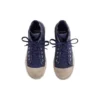 Paris-matalavartiset tennarit ”Indigo Destroyed Cotton and White Rubber” 688752W3RC14990