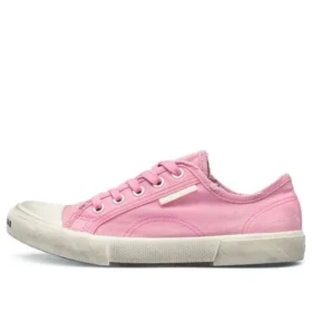 Paris-matalavartiset tennarit ”Washed Pink Cotton and White Rubber” 688757W3RC25590