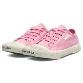 Paris-matalavartiset tennarit ”Washed Pink Cotton and White Rubber” 688757W3RC25590