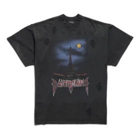 Paris Moon Double Front -T-paidat, oversized-malli ”Black” 791615TQVY22020