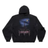 Paris Moon No Pocket -huppari, oversized ”Black Faded” 744462TOVE31055